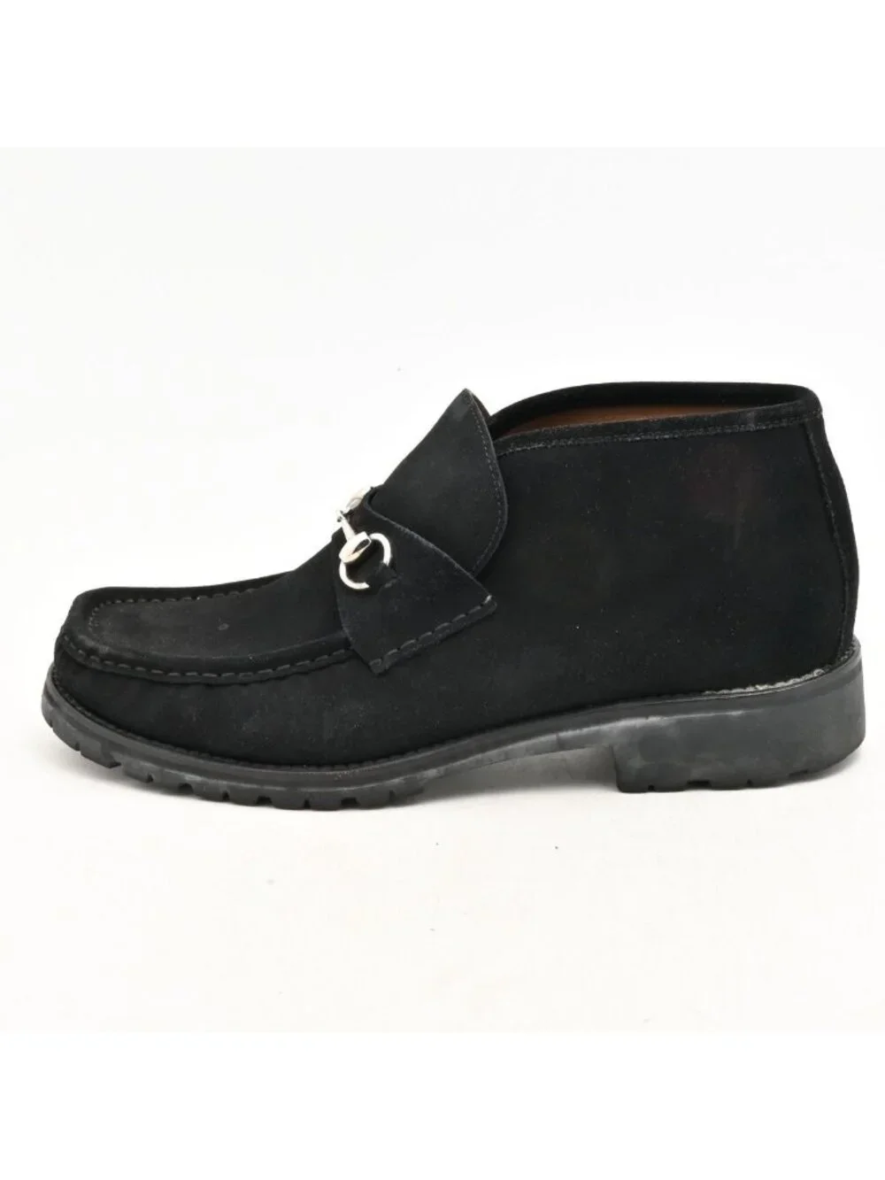 Gucci Short Boots D Black Horsebit Tip Ankle 9.5